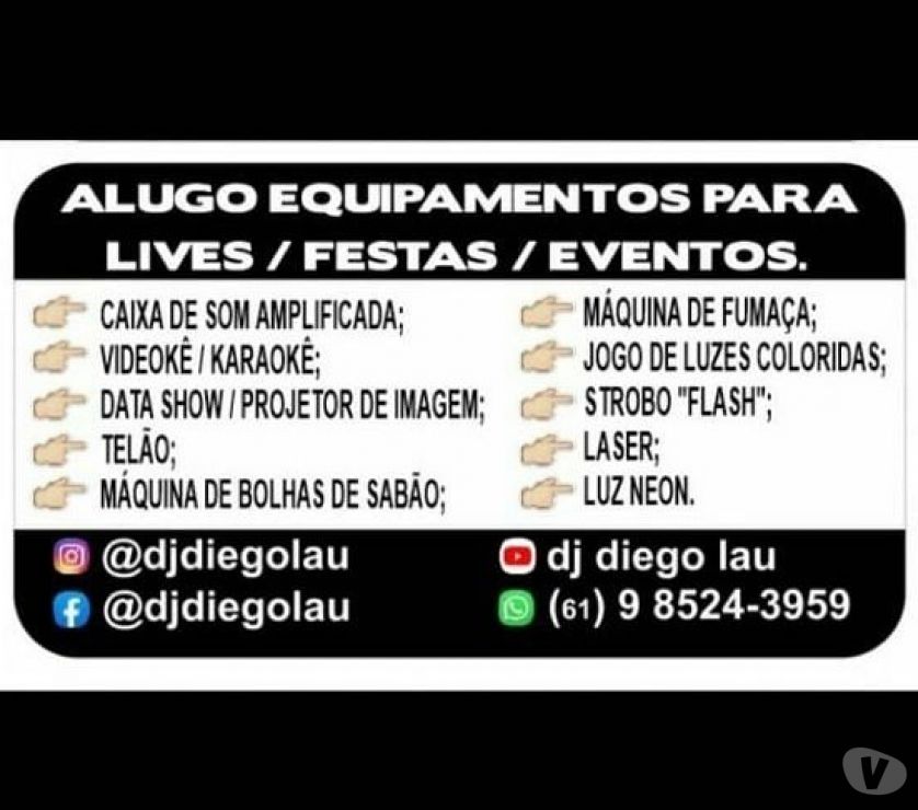 Serviços para eventos Ceilandia DF - Fotos para Alugo Caixa de som profissional com Bluetooth.