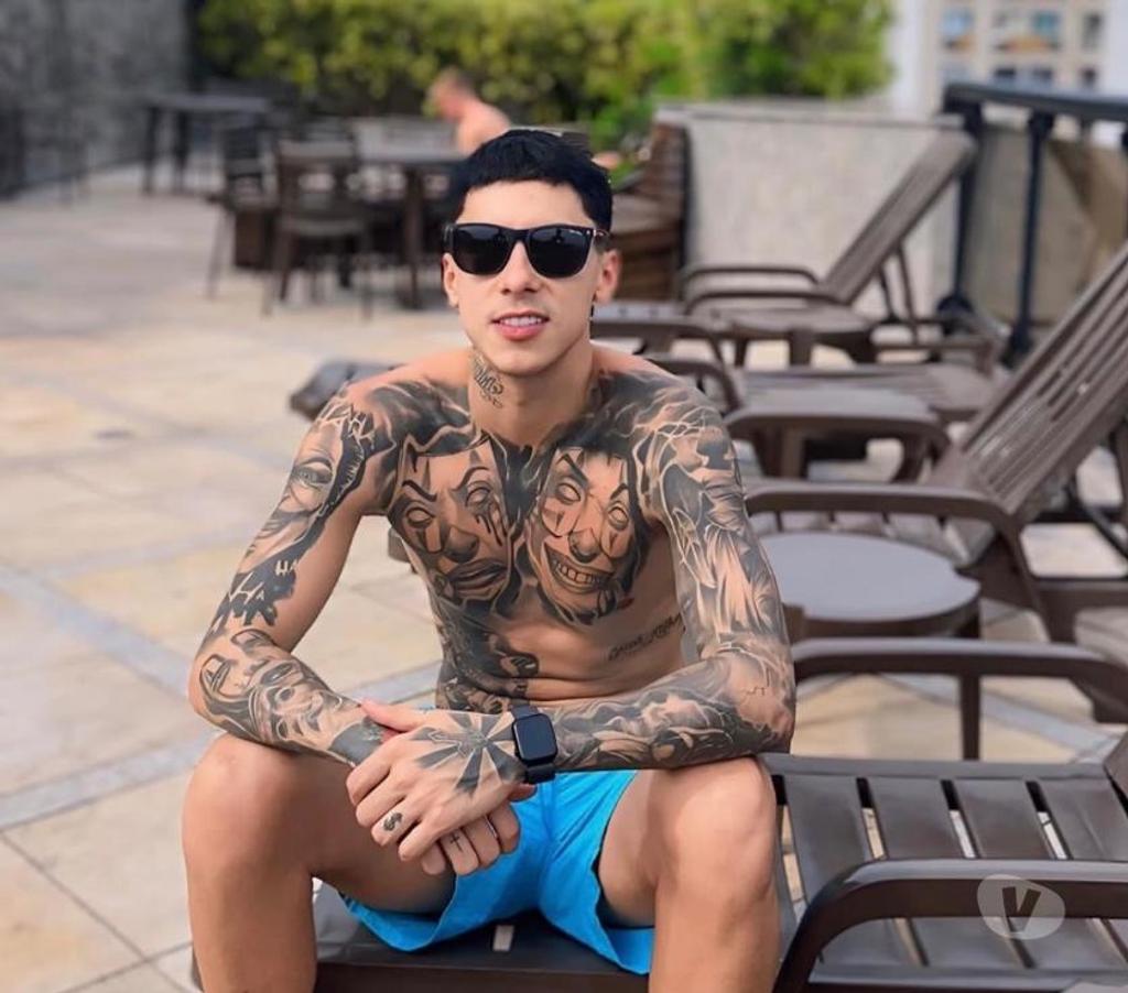 Acompanhantes masculinos Rio de Janeiro RJ Barra da Tijuca - Fotos para Branquinho tatuado