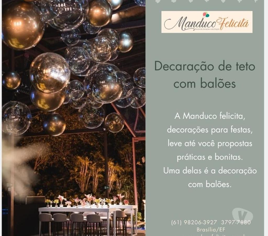 Serviços para eventos Brasilia DF Aguas Claras - Fotos para Decoração com Balões para Festas em BrasíliaDF