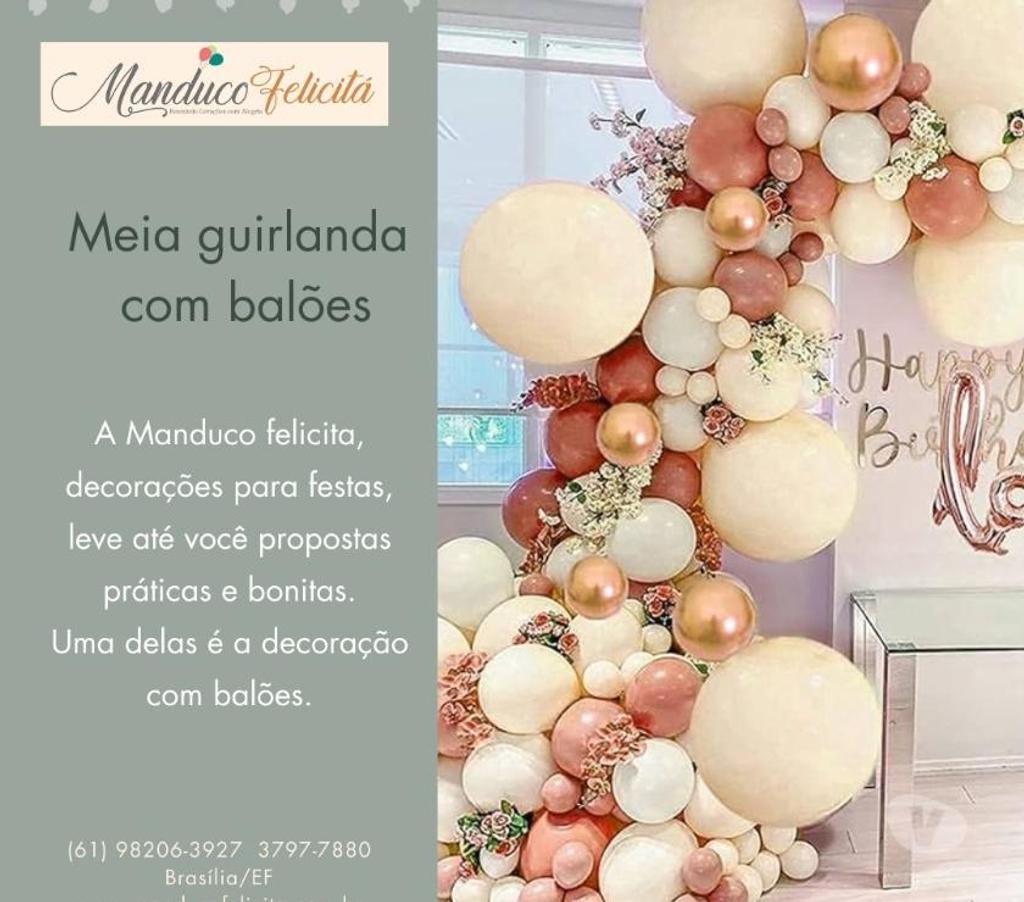 Serviços para eventos Brasilia DF Aguas Claras - Fotos para Decoração com Balões para Festas em BrasíliaDF