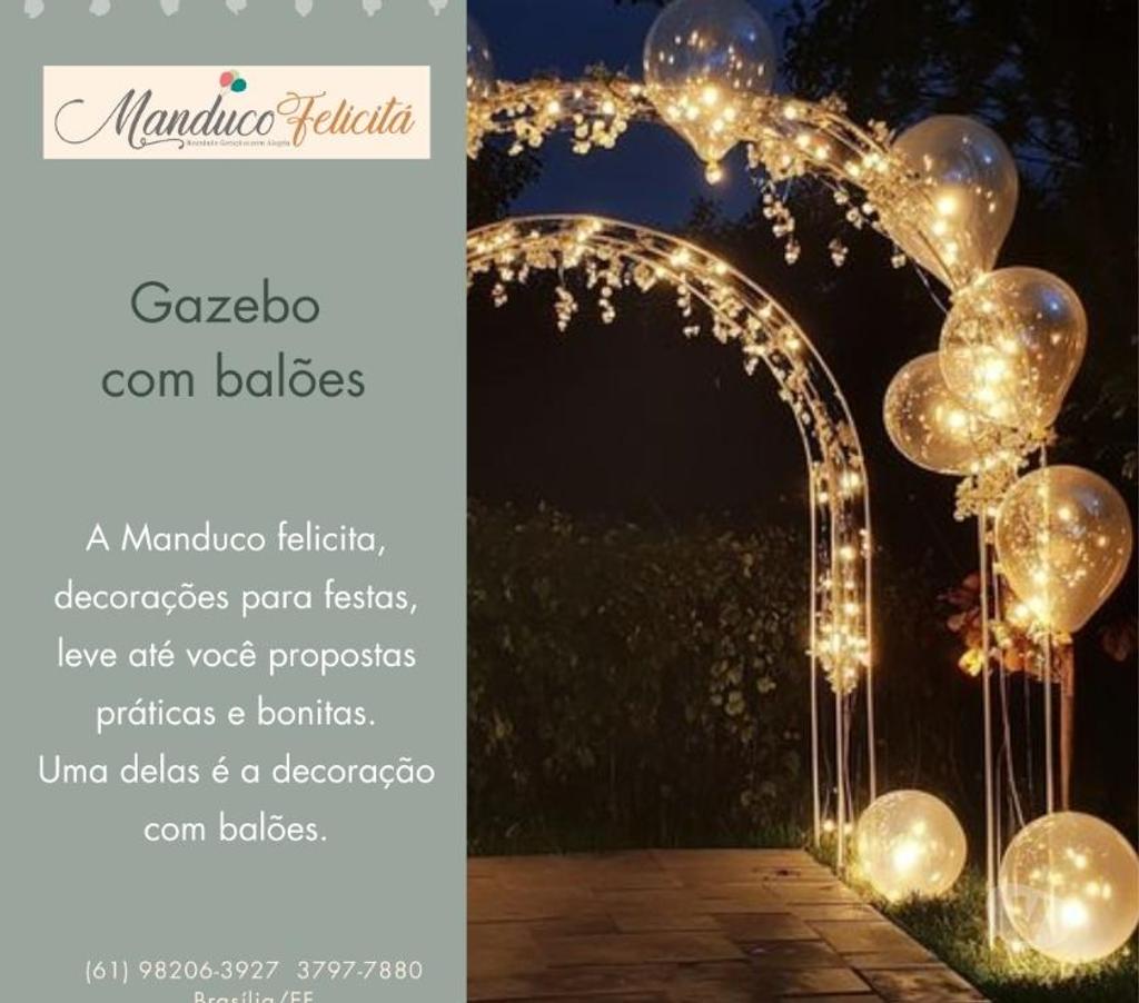 Serviços para eventos Brasilia DF Aguas Claras - Fotos para Decoração com Balões para Festas em BrasíliaDF