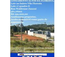 Terreno a venda Altos da Floresta Rio Maina Vila Floresta