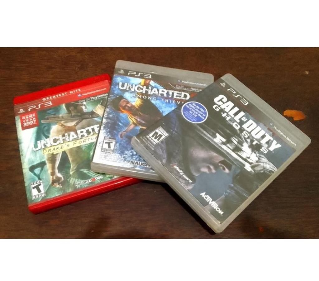 DVDs a Venda Belo Horizonte MG Venda Nova - Fotos para Jogo PS3 Uncharted 1 + Uncharted 2 + Call Of Duty Ghosts Por