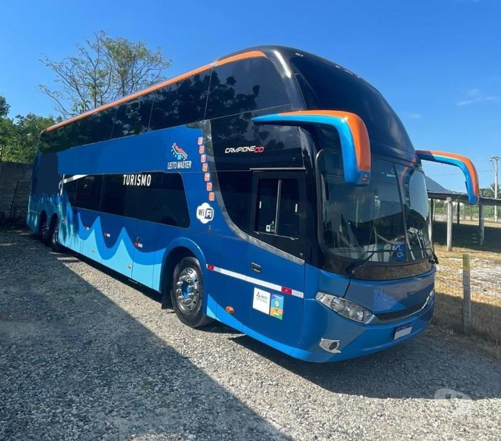  Ônibus Usados Curitiba PR Cidade Industrial de Curitiba - Fotos para Onibus DD Scania K-400 Comil Campione ano 2015 cód.9788