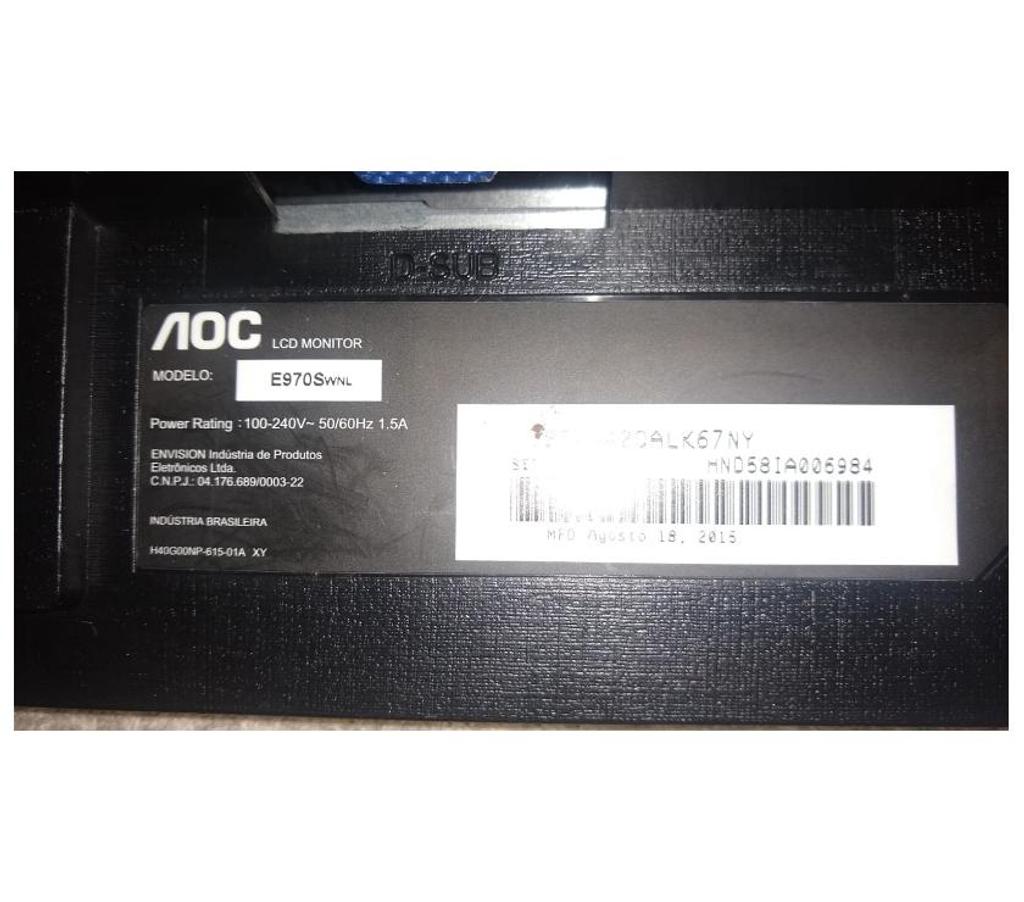 Computador Ponta Grossa PR - Fotos para Monitor AOC E970SWNL LED 18.5 - aceito proposta