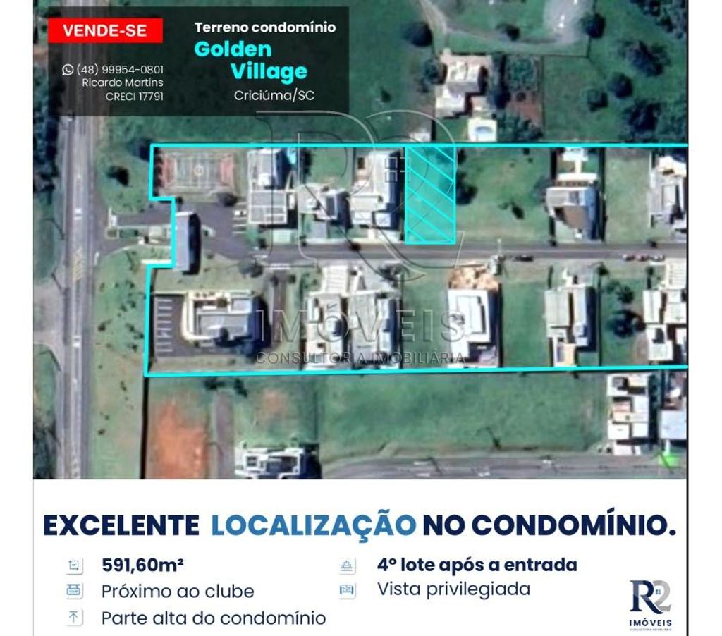 Terrenos Criciuma SC - Fotos para Golden Village condomínio Primeira Linha Criciúma
