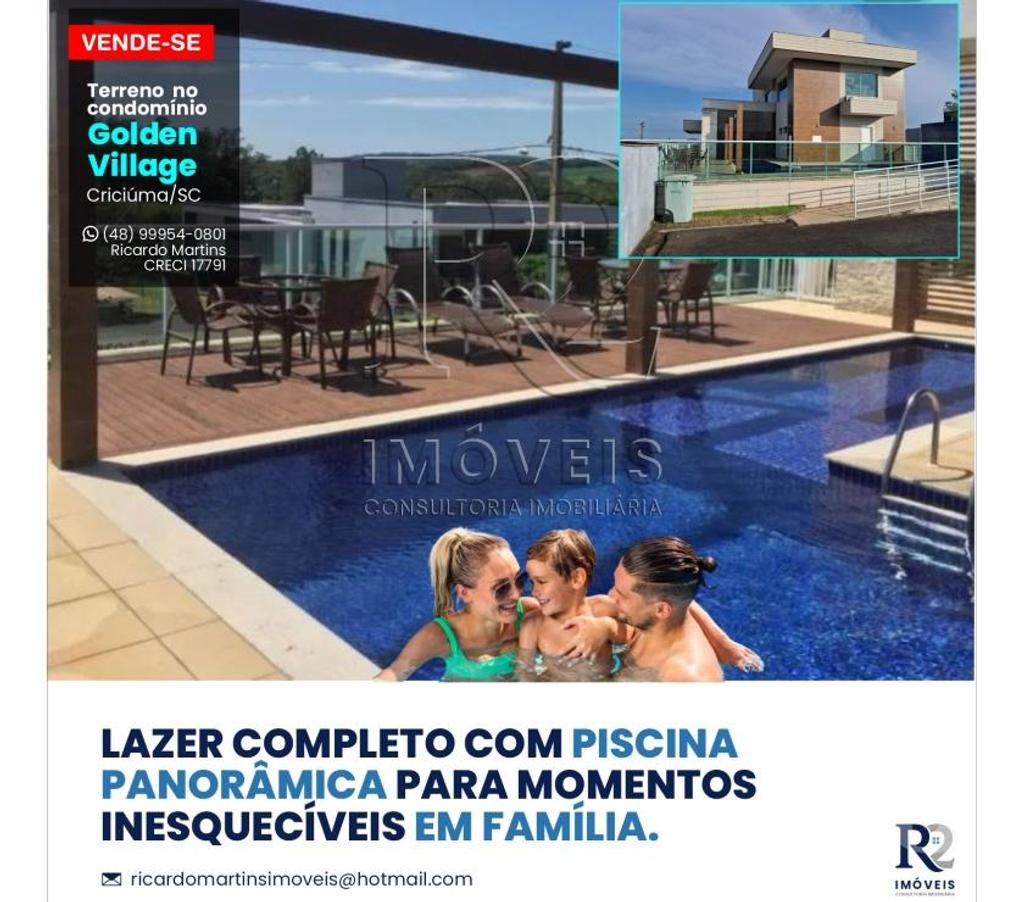 Terrenos Criciuma SC - Fotos para Golden Village condomínio Primeira Linha Criciúma