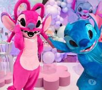 Stich e Angel personagens vivos cover