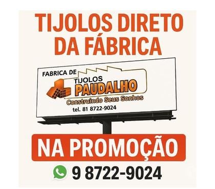 Diversos - Fotos para Venda de Tijolos em JABOATÃO PE – Compre Online Agora