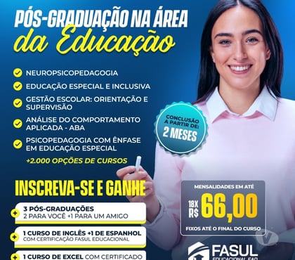 Outros cursos Centro-Sul Belo Horizonte MG - Fotos para CURSO GRADUACAO E POS EAD A PARTIR 99,00 MENSAL