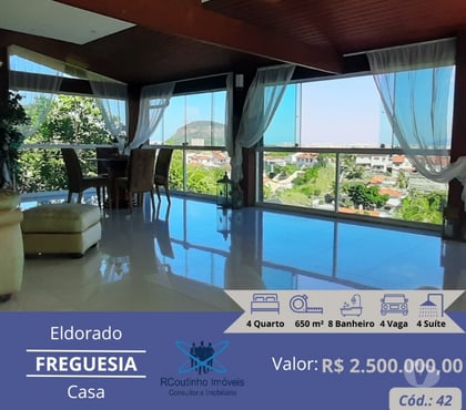 Casas para vender Jacarepaguá Rio de Janeiro RJ - Fotos para ELDORADO - FREGUESIA