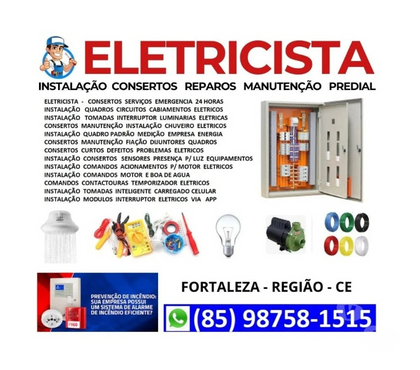Reparo - Conserto - Reforma Fortaleza Cidade Fortaleza CE - Fotos para ELETRICISTA CONSERTOS FORTALEZA (85) 98758-1515