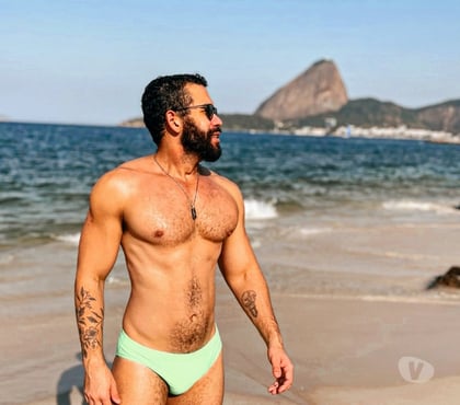 Acompanhantes Masculinos Glória Rio de Janeiro RJ - Fotos para Rique Martineli-Moreno Peludo e gostoso