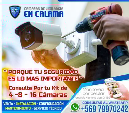 Servicios de Informática Calama El Loa - Fotos de Servicio Tecnico Camaras de Vigilancia y seguridad
