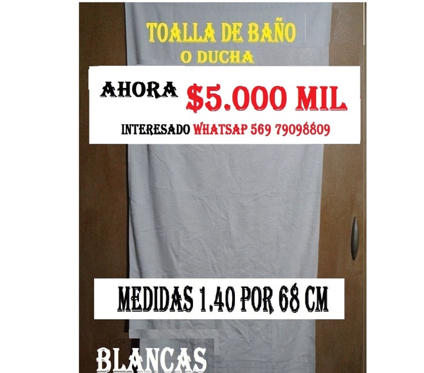 Ropa - Accesorios Concepción Concepción - Fotos de TOALLAS BLANCAS