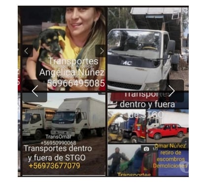 Fletes y Mudanzas - Transportes La Florida Santiago - Fotos de retiro de escombros en la florida +56973677079 bernardo hoy
