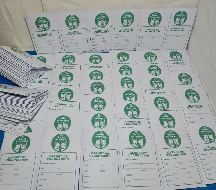 carnets veterinarios y recetarios personalizados