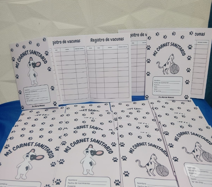Otros Servicios Santiago Santiago - Fotos de carnets veterinarios y recetarios personalizados