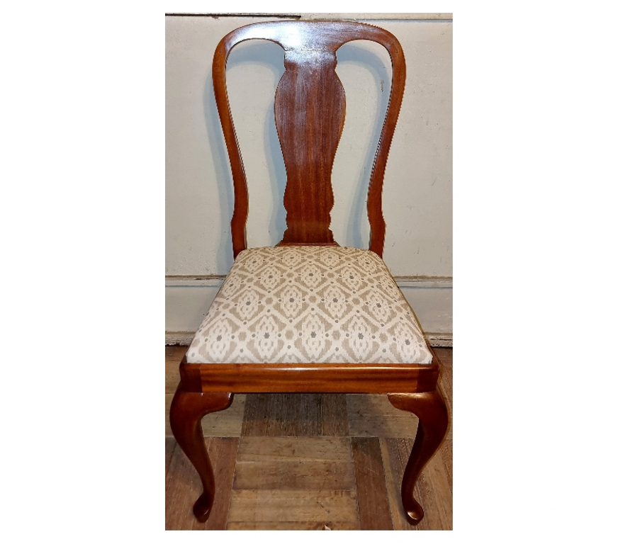 Muebles Santiago Quinta Normal - Fotos de 4 Sillas de Comedor estilo Reina Ana en madera de Lingue
