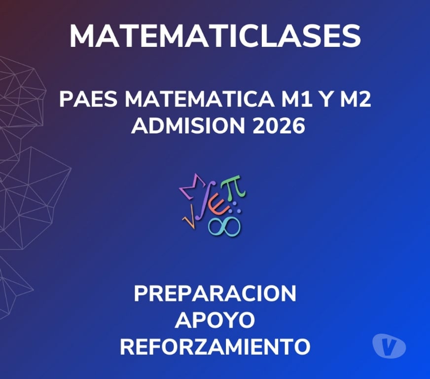 Clases Particulares de Apoyo Santiago Providencia - Fotos de PAES 2026 - Reforzamiento en Matematicas M1 y M2