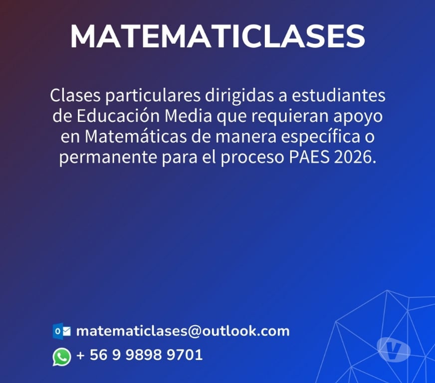 Clases Particulares de Apoyo Santiago Providencia - Fotos de PAES 2026 - Reforzamiento en Matematicas M1 y M2