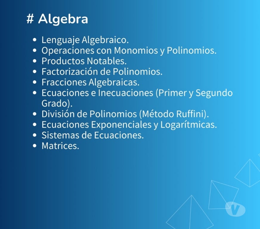 Clases Particulares de Apoyo Santiago Providencia - Fotos de Clases de Matematicas - Nivelacion, Apoyo y Reforzamiento