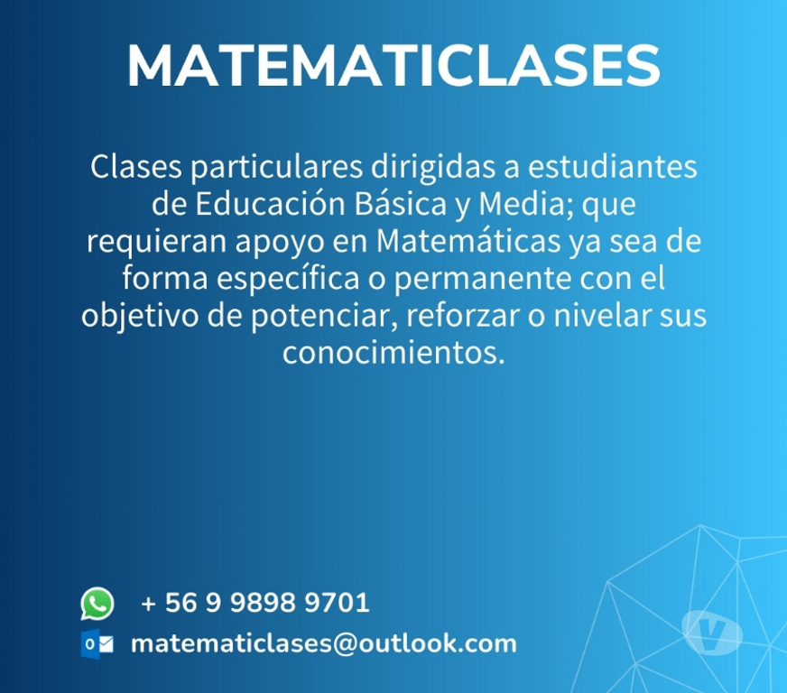 Clases Particulares de Apoyo Santiago Providencia - Fotos de Clases de Matematicas - Nivelacion, Apoyo y Reforzamiento