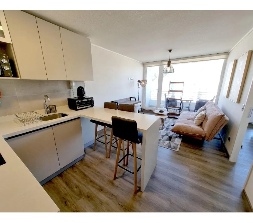 Cómodo Departamento Amoblado 1 Dormitorio Pleno Centro