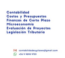 Clases de Contabilidad - Costos - Finanzas - Eval.Proyectos