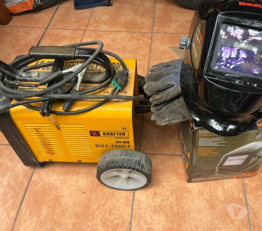 Varios Elqui La Serena - Fotos de Soldadora Krafter BX1-160c1 y Mascara soldar Bauker YC-03