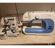 Máquina de coser Janome y Overlock .