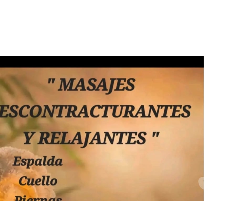 Masajes Cachapoal Codegua - Fotos de Masaje descontracturante o relajación muscular!!