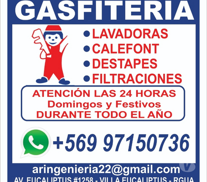 Reparaciones-Decoraciones Rancagua Cachapoal - Fotos de Trabajos de gasfiteria a domicilio
