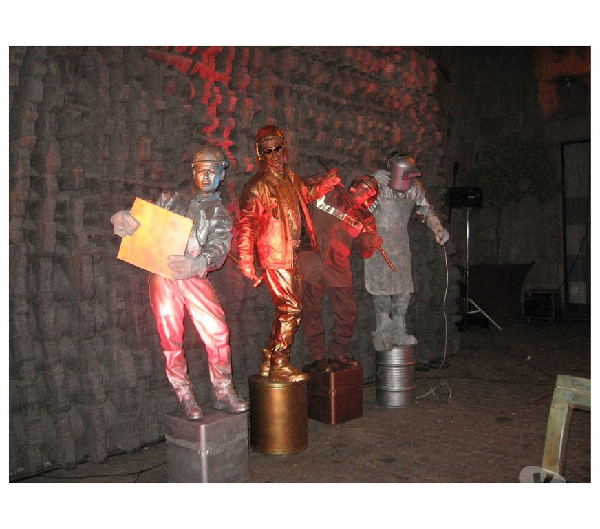 IOrganizador de Eventos Santiago Las Condes - Fotos de Esculturas Vivientes Estatuas Humanas para Eventos
