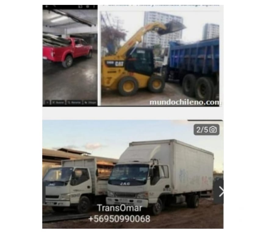 Fletes y Mudanzas - Transportes Santiago La Reina - Fotos de Retiro de escombros en la reina +56973677079 fletes
