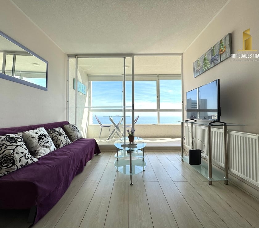 OPORTUNIDAD VENTA DEPARTAMENTO 1D 1B VISTA AL MAR REÑACA