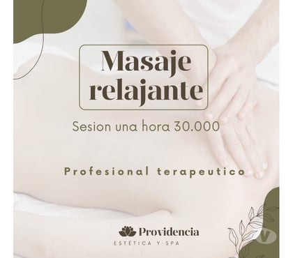 Masajes Providencia Santiago - Fotos de Masajes chao estrés y dolor muscular