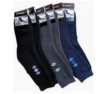 6 Calcetines Clásicos 40-43 Hombres Negro, Azul Y Gris