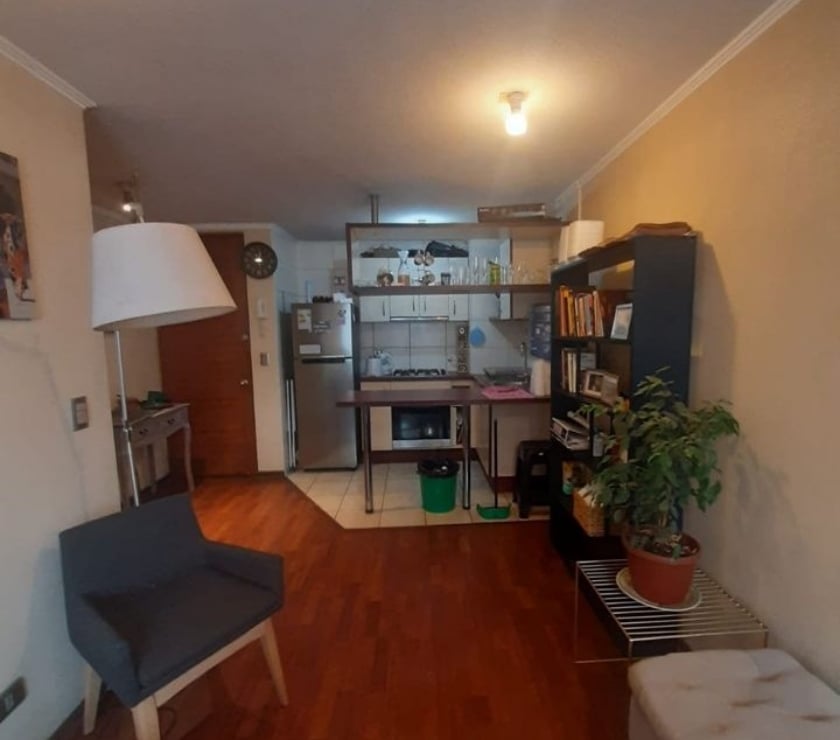 Casas y departamentos en arriendo Santiago Santiago - Fotos de Arriendo departamento 2D1B Metro santa Isabel $390.000