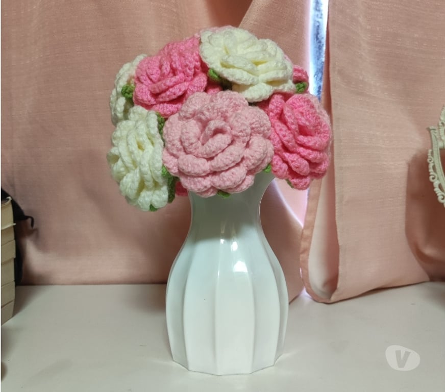 Varios Santiago Cerrillos - Fotos de Rosas a crochet cada una a 5000