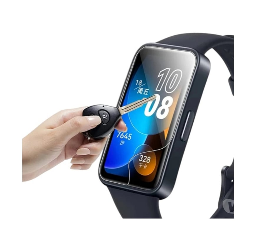Celulares - iPod - MP3 Santiago Ñuñoa - Fotos de 3 Láminas Protectoras Hidrogel Smartband Huawei Fit 8-9