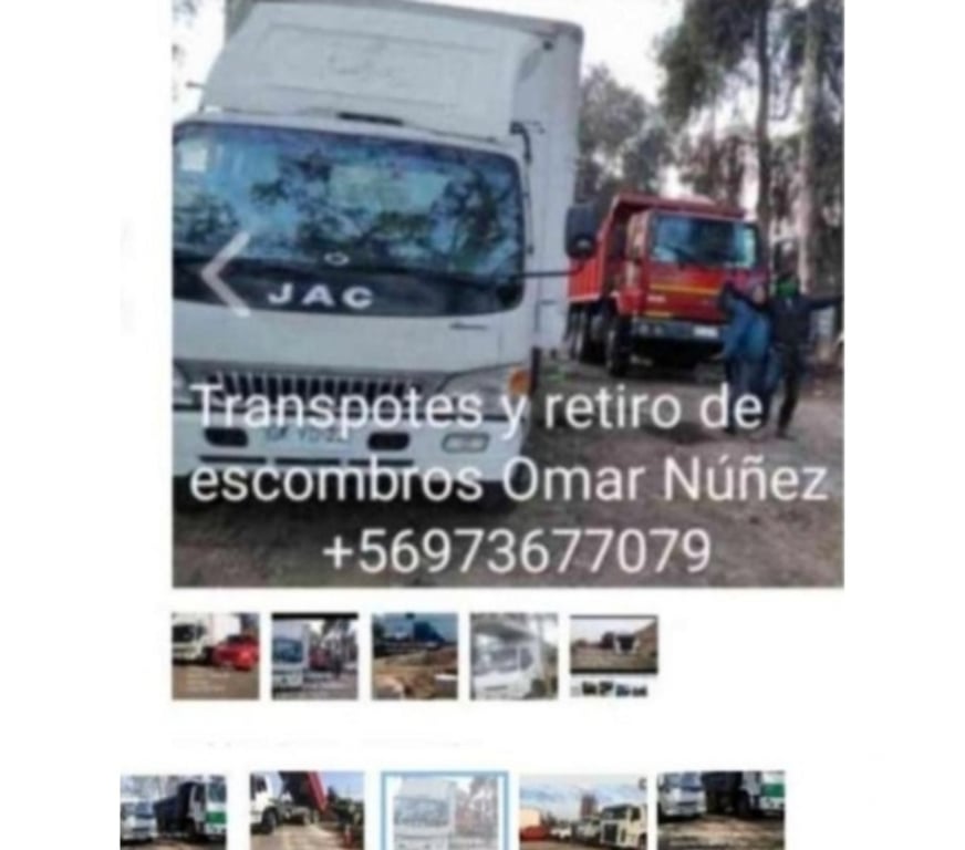 Fletes y Mudanzas - Transportes Santiago Maipú - Fotos de Demoliciones maipú quinta normal +56973677079 escombros