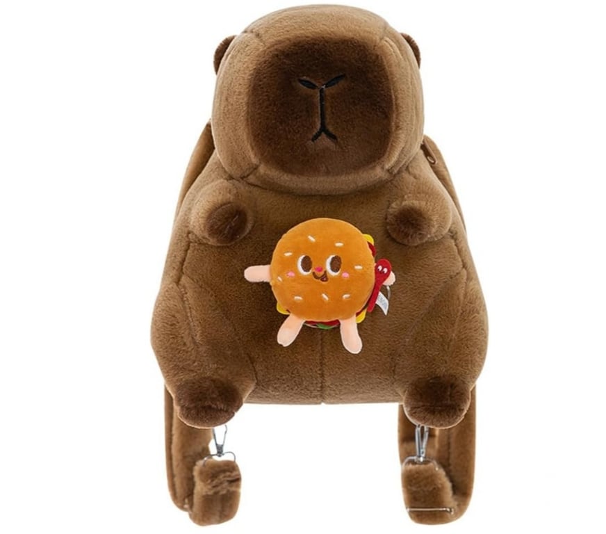 Ropa - Accesorios Santiago Santiago - Fotos de Mochila Peluche Felpa Kawaii Capibara