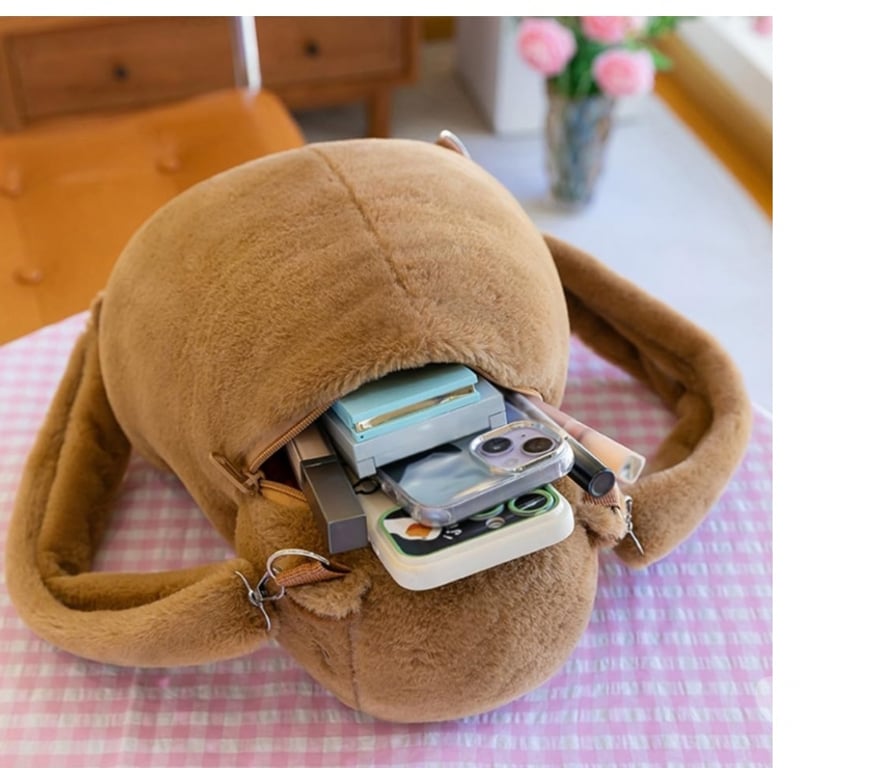 Ropa - Accesorios Santiago Santiago - Fotos de Mochila Peluche Felpa Kawaii Capibara