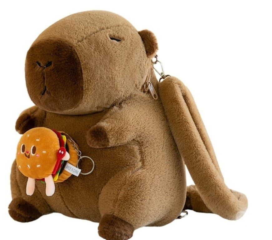 Ropa - Accesorios Santiago Santiago - Fotos de Mochila Peluche Felpa Kawaii Capibara