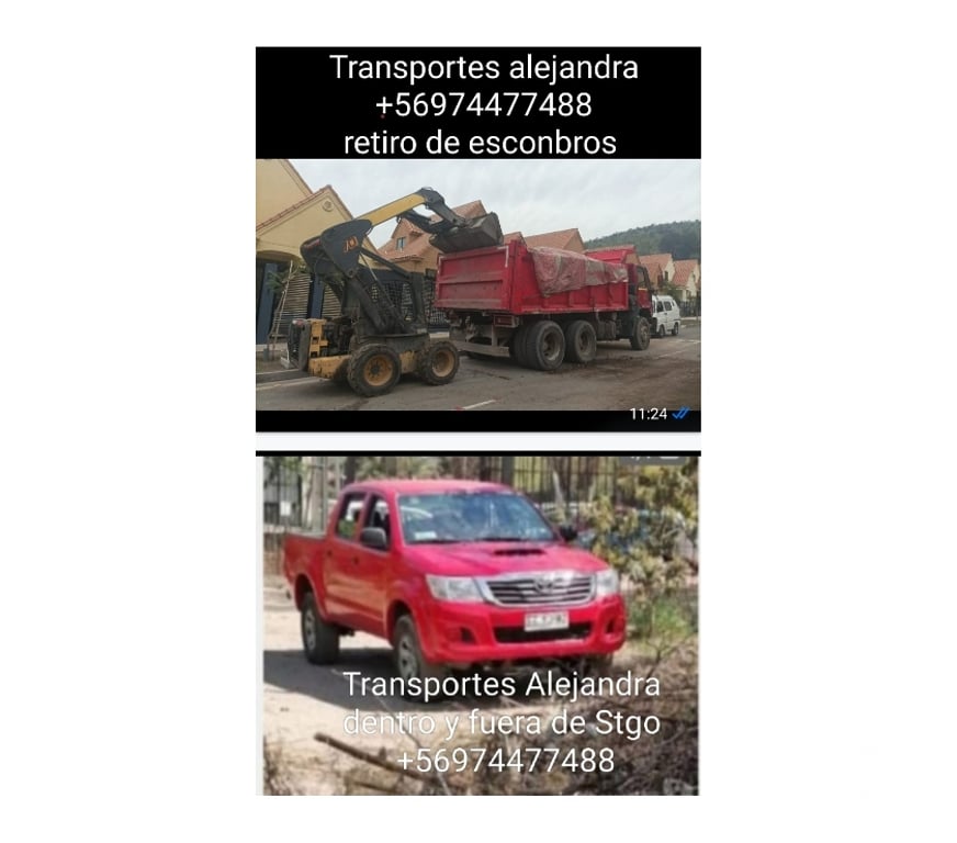 Fletes y Mudanzas - Transportes Santiago Peñalolén - Fotos de Retiro de escombros peñalolen mácul la reina +56974477488